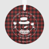 Wijnliefhebbers cadeau Grappig 2020 Covid Kerstmis Ornament (achterkant)