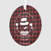 Wijnliefhebbers cadeau Grappig 2020 Covid Kerstmis Ornament (voorkant)