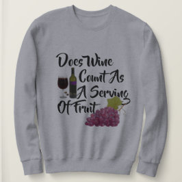 wijnliefhebbers drinker grappige mannen hoodie trui