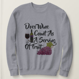 wijnliefhebbers drinker grappige mannen hoodie trui