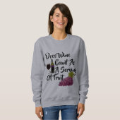 wijnliefhebbers drinker grappige mannen hoodie trui (Voorkant volledig)