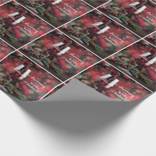 Wijnliefhebbers dromen van een wijnkerst cadeaupapier