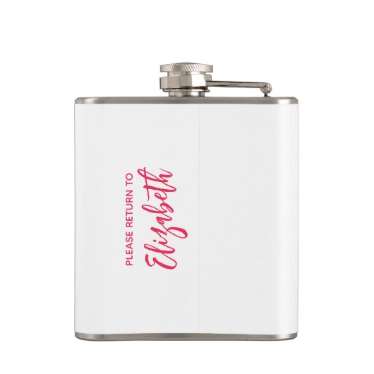 Wijnliefhebbers Heupfles (Achterkant)