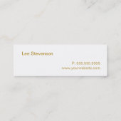 Wijnliefhebber's Mini Visitekaartje (Achterkant)