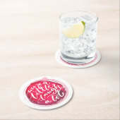 Wijnliefhebbers Ronde Kartonnen Onderzetter (Insitu)