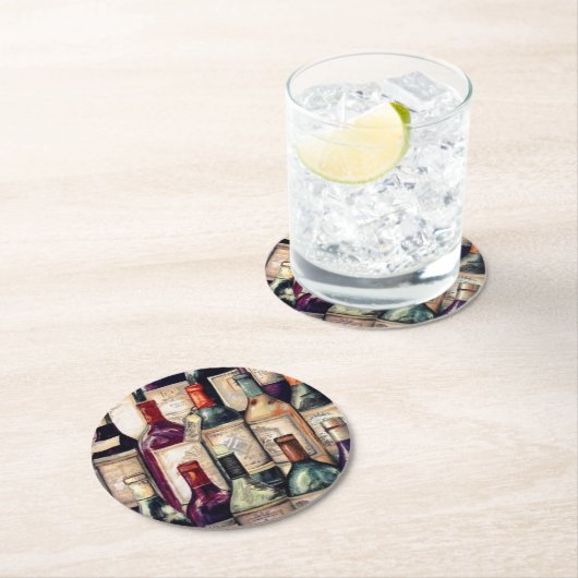 Wijnliefhebbers Ronde Onderzetters (Insitu)