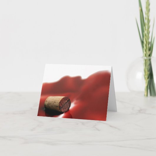 Wijnliefhebbers "UnCorKed" Opmerking Kaart (Voorkant)