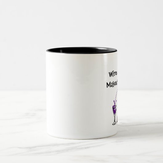 Wijnmaker! -Mok Tweekleurige Koffiemok (Center)