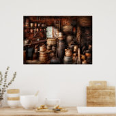 Wijnmaker - voeg alleen wijn toe poster (Keuken)