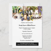 Wijnmakerij al fresco wijngaard waterverf druiven  kaart (Voorkant)