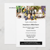 Wijnmakerij al fresco wijngaard waterverf druiven  kaart (Voorkant / Achterkant)