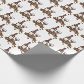 Wijnmakerij glazen fles rode wijn proeven wijngaar cadeaupapier (Hoek)