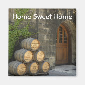 Wijnmakerij Home Sweet Home Magnet (Voorkant)