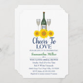 Wijnmakerij of wijn bruidsfeest uitnodiging (Voorkant / Achterkant)