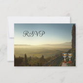 Wijnmakerij of wijnthema RSVP-kaart Kaart (Voorkant)