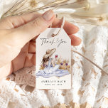 Wijnmakerij Picknick Cottage Bachelorette Cadeaulabel<br><div class="desc">Deze schattige wijnmakerij picknick geïnspireerd ontwerp is versierd met weidegras en picknick items.</div>