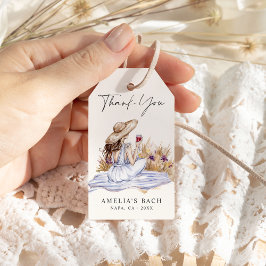 Wijnmakerij Picknick Cottage Bachelorette Cadeaulabel