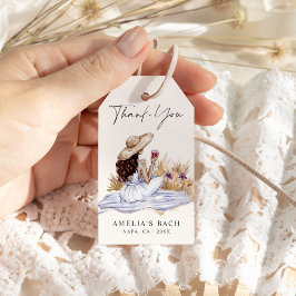 Wijnmakerij Picknick Cottage Bachelorette Cadeaulabel