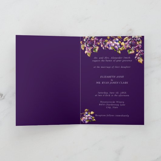 Wijnmakerij Trouw Druiven Wijnstok Gouden Filigraa (Binnen)