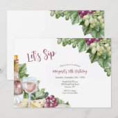 Wijnmakerij Uitnodiging (Voorkant / Achterkant)