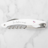 Wijnmakerij vrijgezellenfeest kurkentrekker (Achterkant)