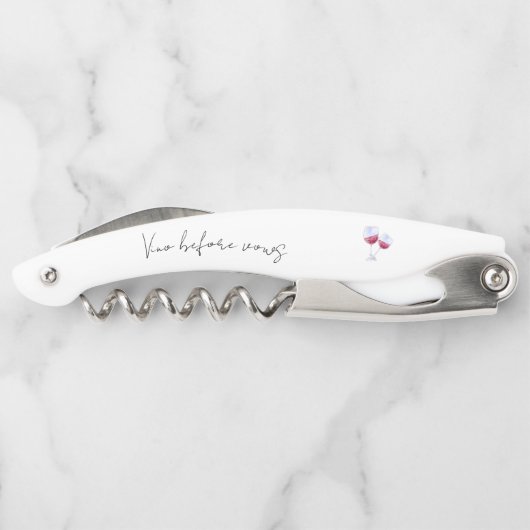 Wijnmakerij vrijgezellenfeest kurkentrekker (Achterkant)