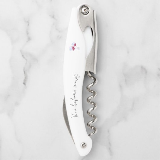 Wijnmakerij vrijgezellenfeest kurkentrekker (Achterkant)