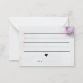 Wijnmakerij vrijgezellenfeest notitiekaartje (Achterkant)