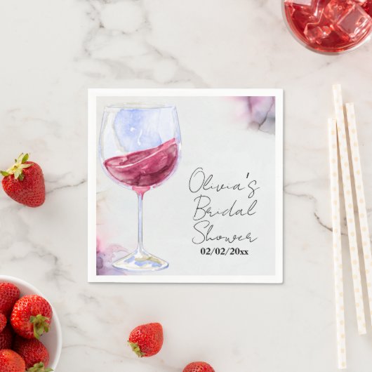 Wijnmakerij vrijgezellenfeest servet (Insitu)