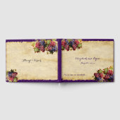 Wijnmakerij Wedding Grape Vine Rustic Paper Gastenboek (Volledig)