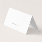 Wijnmakerij Wijn Business Gouden druiven Dank u ka Visitekaartje (Achterkant)