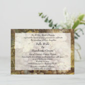 Wijnmakerij Wijngaard bruiloft uitnodiging (Staand voorkant)