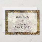 Wijnmakerij Wijngaard bruiloft uitnodiging (Achterkant)