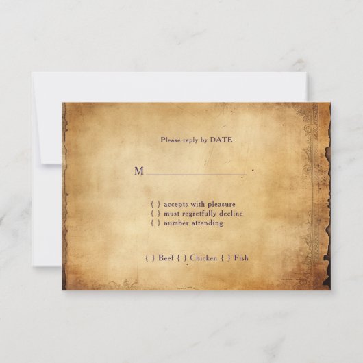 Wijnmakerij Wijngaard Druivenstokken Waterverf RSVP Kaartje (Achterkant)