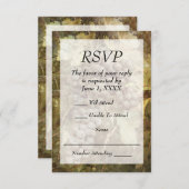 Wijnmakerij Wijngaard Huwelijksuitnodiging RSVP (Voorkant / Achterkant)