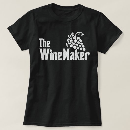 Wijnmakerswijn, wijnmoer, druiven W T-shirt (Design voorkant)
