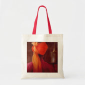 Wijnober op de Taj Tote Bag (Voorkant)