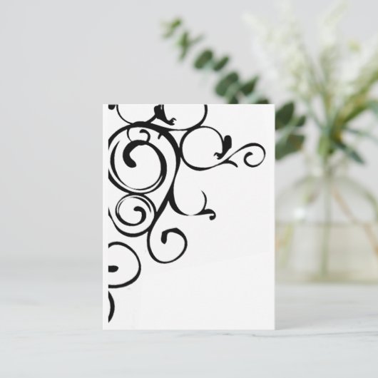 Wijnontwerp Briefkaart (Staand voorkant)