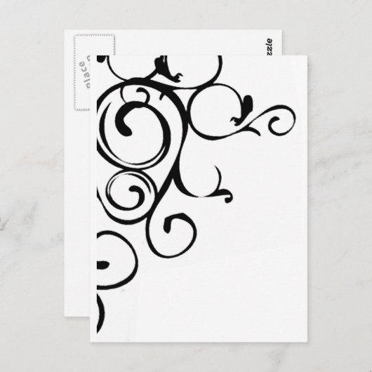 Wijnontwerp Briefkaart (Voorkant / Achterkant)