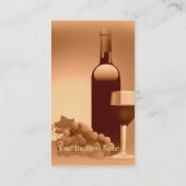 Wijnontwerp-Visitekaartje Visitekaartje (Achterkant)