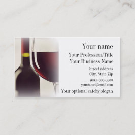 Wijnontwerp-Visitekaartje Visitekaartje