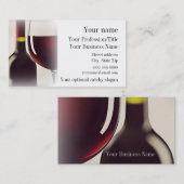 Wijnontwerp-Visitekaartje Visitekaartje (Voorkant / Achterkant)