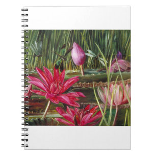 Wijnoogst die de Roze Bloemen van Bloesems Notitieboek