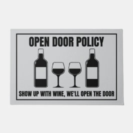 wijnopendeurbeleid deurmat