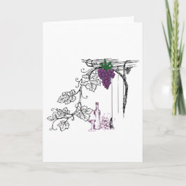 Wijnoverlagen blanco kaart