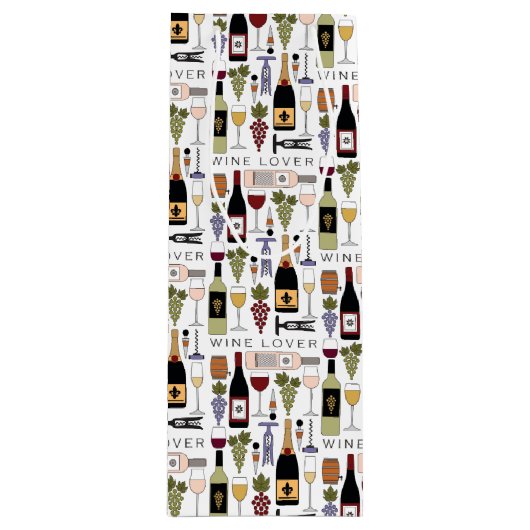 Wijnoverloopflesjes, glazen flesjes en Accessoires Wijn Cadeautas (Voorkant)