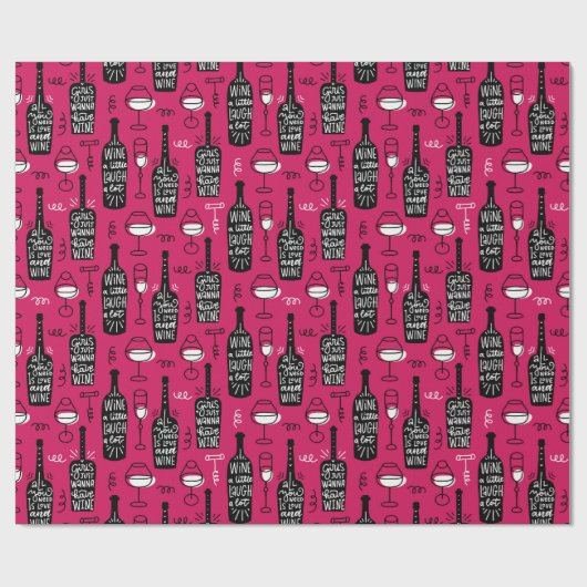 Wijnoverlooppapier Cadeaupapier (Vlak)