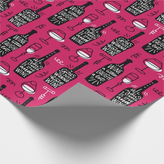 Wijnoverlooppapier Cadeaupapier (Hoek)