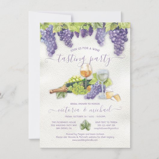 Wijnpartij bij het testen van kaas kaart (Voorkant)