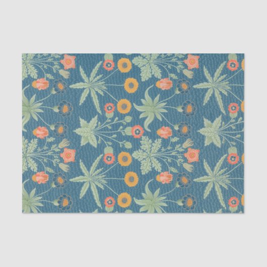 WIJNPATROON W/ POPPIËN, tissuepapier (Voorkant)